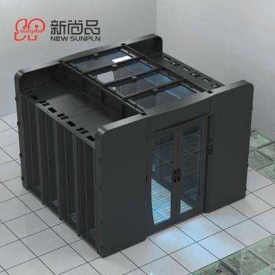 China SPCC Cold Rolled NINGBO Steel Network Cabinet 37u Server Rack Black Type 19 Inch OEM Steel for sale