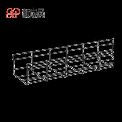 China Power Cable And Computer Cable Management Customized 50mm Steel Data Center Basket Q235 Cable Tray Factory for sale