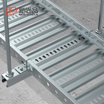 China Power Cable Support Building Power Cable Holding Hot Dip Galvanized GI 304 316 Stainless Steel Cable Tray China Factory for sale