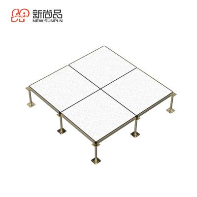 China Modern data center fs calcium sulfate steel false high floor raised access 600*600mm for sale