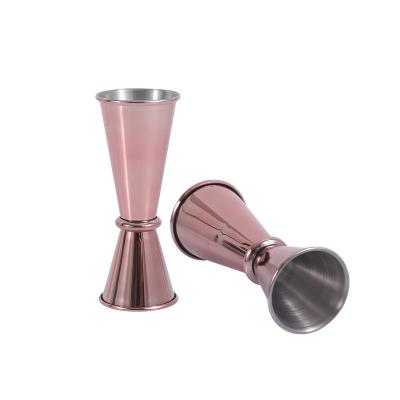 China New Viable Mixed Tool Double Bar Bartender Party Cocktail Liquor Shot Measure Cup Drinks Jigger for sale