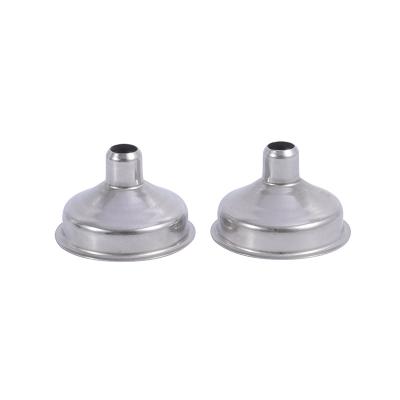 China 304 Minimalist Mini Fill Silver Metal Cooking Stainless Head Small Size Beer Funnel for sale