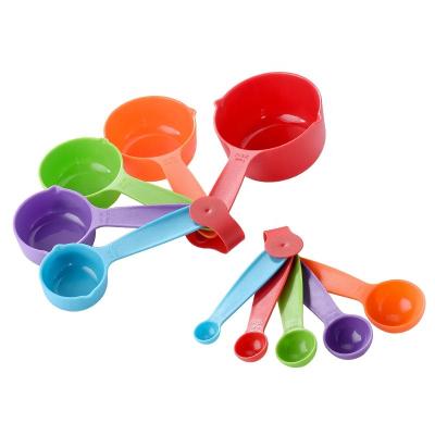 China Free Sample Sustainable Cooking Tools 5 Piece Colorful Combination Measuring Tools Kitchen Tool Kit for sale