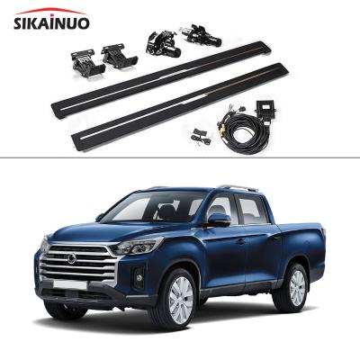 China Running Board Electric Foldable Side Step Auto Exterior Accessories For Ssangyong Pickup Rexton Sports Khan/Musso XLV Grand for sale