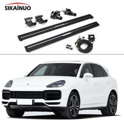 China Easy Up And Down Off Electric Road Running Panel Auto Exterior Refittings For Porsche Cayenne Side Step for sale