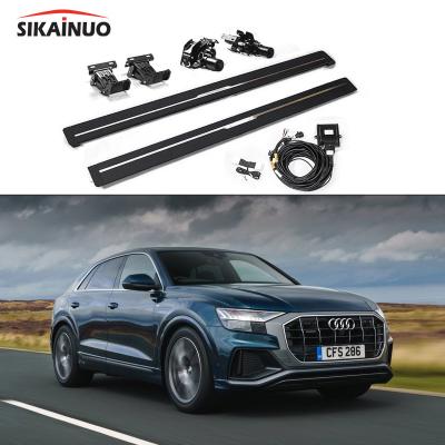 China Electric Power Board Led Lights Electric LED Side Step Auto Accessories For Audi Q8 for sale