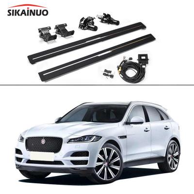 China Step Car Electric Folding Waterproof Board Running External Side Steps For Jaguar F-PACE for sale