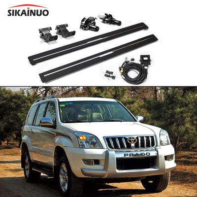 China LED running board electric power steps aluminum alloy auto accessories for toyota side step prado for sale