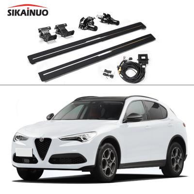 China Retractable Foot Pedals Power Running Board Electric Auto Electric Side Step For Alpha Romeo Stelvio for sale