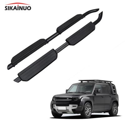 China Easy Through Side Step Aluminum Alloy Running Board High Quality Fixed Foot Pedals For Defender 90 110 for sale