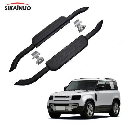 China Easy Through Car Fixed Side Step Wholesale Price Running Board Auto Exterior Accessories For Defender 90 110 for sale