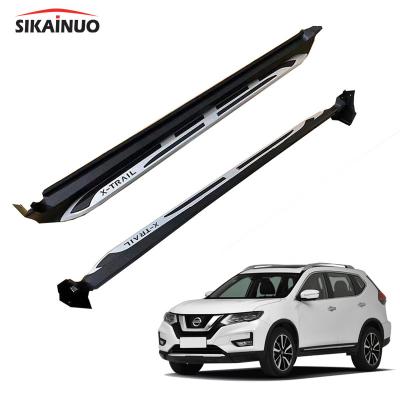 China Original Design Aluminum Alloy Fixed Board Car Side Step Auto Exterior Accessories Nerf Static Bar Running For X-Trail 2014-2021 Year for sale