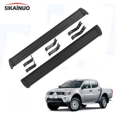 China Wholesale Aluminum Alloy Price Fixed Foot Step Aluminum Alloy Running Tips For 2015-2018 Mitsubishi Triton Strada L200 Crew Cab for sale