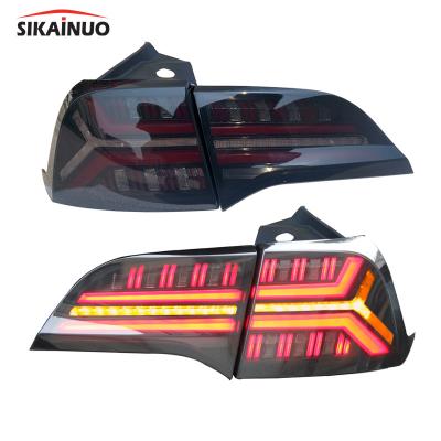 China Wholesale Auto Parts Car Rear Lamp LED Tail Lights Retrofit Exterior Accessories For Tesla Model 3 Y Model 3/Y Year 2017+ for sale