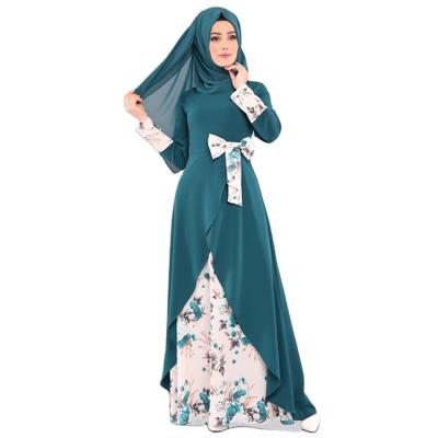 China Wholesale 2021 Printing Ladies Dubai Abaya Open Robe Muslim Kimono Women Islamic Clothing for sale