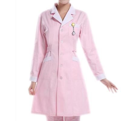 China Hospital Uniforms Pharmacy Clothing Hospital Coat Long Sleeve Work White Female Short Sleeve Beauty Experimental Nurse Doctor Summer for sale