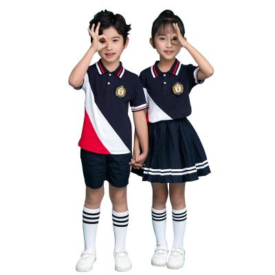 China School school summer clothes, British style for infants and children, high school uniforms for sale