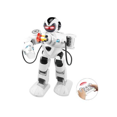 China Toy For Kids Battery Operated Electronic Programmable Toy Dancing Singing Bullets Shooting RC Robot for sale