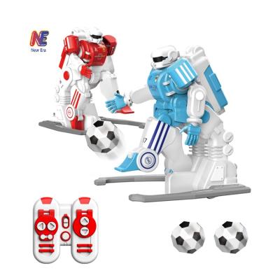 China Toy Interactive Fighting Game Battery Operated Robot Playing Soccer Toy RC Soccer Robots For Kids for sale