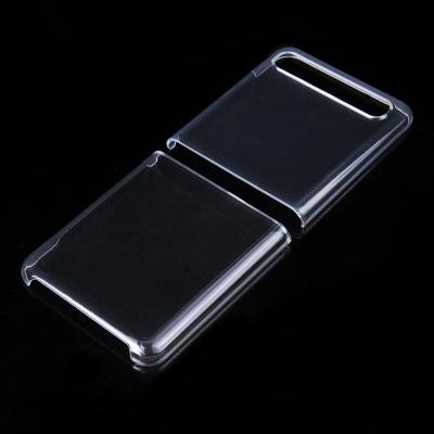 China Transparent PC Hard Phone Case 1mm Clear Dustproof Case For Flexible Display Screen Samsung z Flip for sale