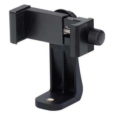 China ABS+rubber 360 degree smart phone holder clamp for mobile phone for tripod, flexible Q1 clip for selfie stick for sale