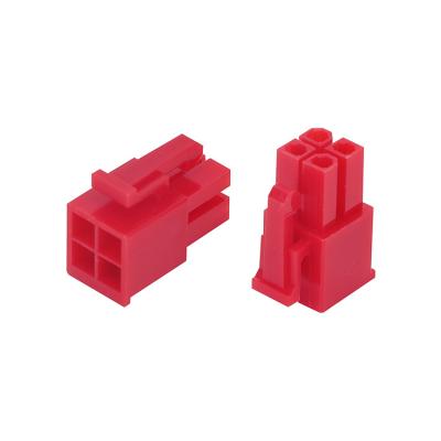 China Custom Red ZPT 4.2mm Pitch 4pin Automotive Connector Housing Connector for sale