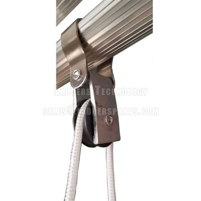 China Electrician's Industrial Fiberglass Ladder Accessories Guide Wheels, Folding Multi Functional Ladder Parts for sale