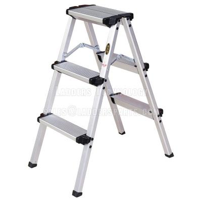 China Industrial complete set of raw material for aluminum steps stools, folding ladder aluminum profile escaleras for sale