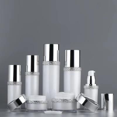 China New 25ML 35ML 50ML 100ML 120ML Picosecond Bottle Skin Care Serum Toner Set Lotion Spray Pump Cream Jar Cosmetic Acrylic Lotion Cream Products for sale