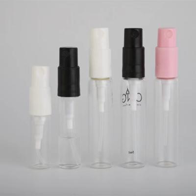 China Cosmetic Perfume Packaging 2ml Spray Bottle Glass Perfume Sample Bottle Travel Use Cosmetic for sale