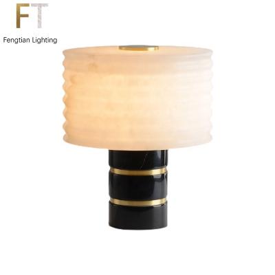 China Modern simple luxury imported Spanish marble creative European table lamp best-selling product bedroom bedside modern simple lamp light for sale