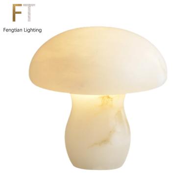 China Best-selling Product Creative Table Lamp Alabaster Study Lamp Bedroom Bedside Villa Living Room Designer Simple Modern Desk Lamp for sale