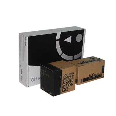 China Recycled Materials Factory Customized Recyclable Corrugated Cardboard Wine Box With Divider Line for sale