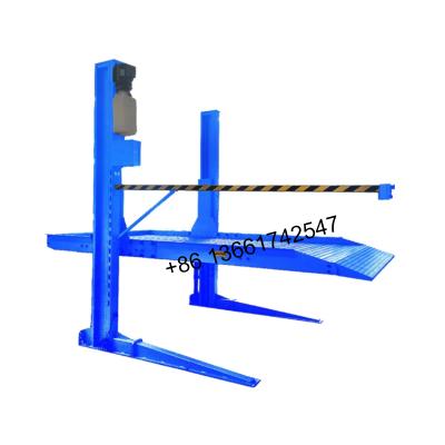 China UE-2.8TPA Steel Two Post Stop Auto Lift For Hydraulic Car Lift Car Parking baseMechanical Auto Tilt Lift for sale