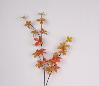 China Party Simulation Leaves Decoration Branches Plastic Leaves Drunken Wood Tree, Enkianthus perulatus, Pieris Japan Quince Wall Decoration for sale