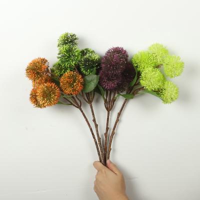 China Beautiful Colorful Wholesale Handmade Artificial Fennel Flowers for Home Decor for sale