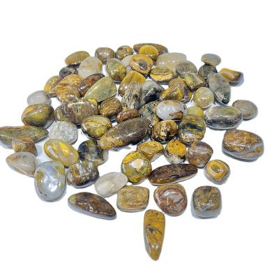 China Natural China Peter Stone Tumbled Crystal Pietersite Gravels Used for Feng Shui Home Decoration for sale