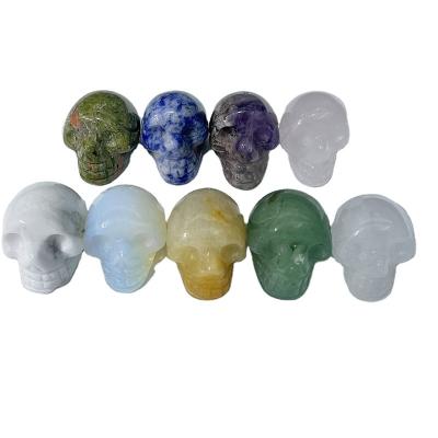 China China High Quality Natural Stone Gem A Variety Of Colors All Kinds Of Crystal Skulls Material for sale