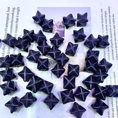 China Wholesale Blue Stars Chakra Crystal Set China Crystal Quartz Sandstone Markaba for sale