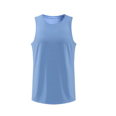 China Popular QUICK DRY Gym Leisure Sports Fitness Training Running Vest Formulated For Men's Bodybuilding Runner Sleeveless Vest for sale