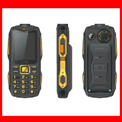 China 2.4inch  Factory Sale Unlocked Phone Outdoor Mobile Waterproof Feature Phone with Power Bank and Torch  Big Sound for sale