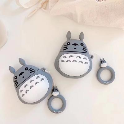 China Japan Popular Totoro Cat Case for Airpods Charging Case,Cute Silicone 3D Cartoon for Airpod Totoro Cover for sale