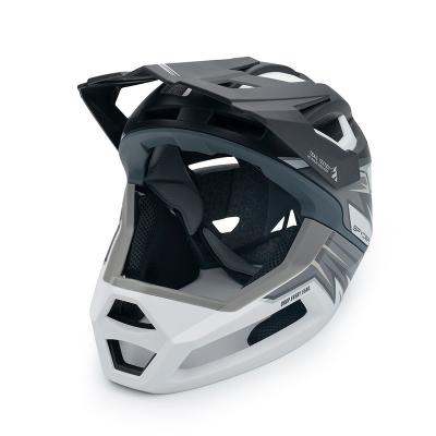 China Removable chin-bar Customize adult men and women racing mountain mtb biking full face helmet for sale