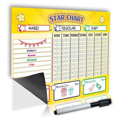 China Magnet OEM Custom Kids Magnetic Erase Reward Dry Chart for Kids, Loving My Diary Kids Chore Chart for sale