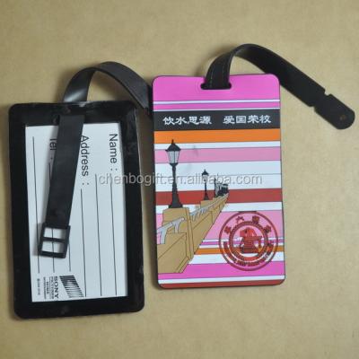 China Wholesale Bulk Canton Promotional Custom Gifts PVC Luggage Tag , Soft PVC Luggage Tag for sale