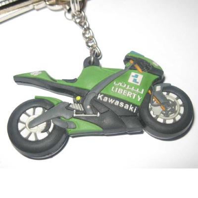 China Bestselling Promotion Gift Motorbike Motorcycle Soft PVC Key Chain Customize Rubber Key Chain 3.5cm*5cm for sale