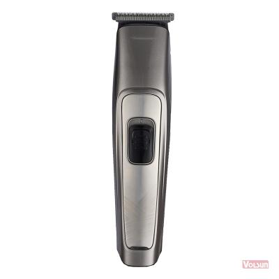 China New Design Hair Trimmer Silver Professional Rechargeable Hair Trimmer With Led Charging Indicator Light for sale