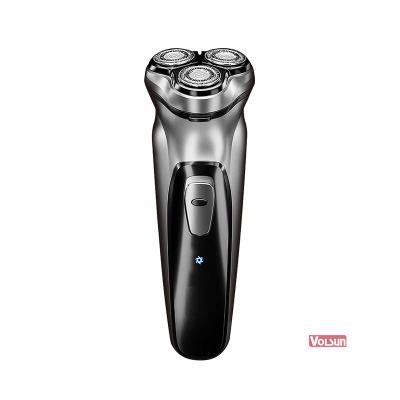 China Triple Blade Tiple USB Rechargeable Blades With System Double Floating Men's Razor Electric Beard Shaver for sale