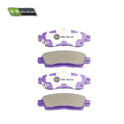 China 88935752 Carbon Brake Pad Accessory Sets Ceramic Disc Brake Pads For Buick Rear: Enclave Chevrolet Jumper for sale