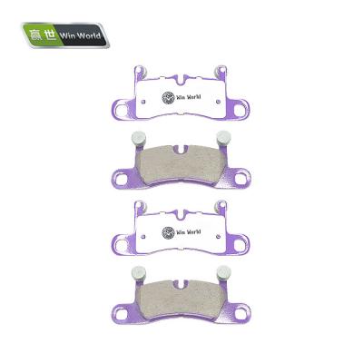 China Carbon Ceramic Auto Spare Parts Brake Pad For Porsche VW Rear Brake Pad 2472101 for sale